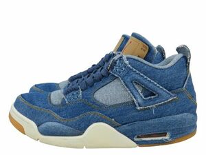 LEVI'S × NIKE AIR JORDAN 4 RETRO リーバイス × ナイキ エアジョーダン4 レトロ デニム 28.5cm AO2571-401 中古品