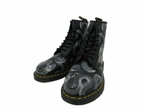 【美品】ドクターマーチン 1460 8ホール ブーツ US10/28.0cm スネークプリント 31169001 Dr.Martens 箱付き[C156U025]