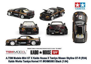 未開封新品 ミニGT NISSAN Skyline GT-R (R34) Kaido Works Tamiya Hornet 街道ハウス