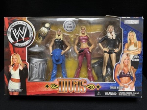 JAKKS：WWE ディーバ ボックス セット ＜トリッシュ、T・ウイルソン＆S・ケイプラー＞ （3500ボックス限定、未開封品）