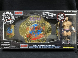 JAKKS：WWE ECW Championship Toy Belt Set w/CM パンク （未開封品）