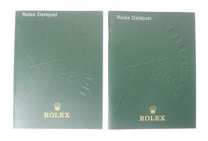 ★美品★ROLEX　ロレックス Datejust デイトジャスト 冊子 2001年 英語版　2冊★