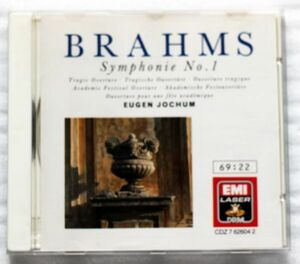 英盤　ヨッフム／ＬＰＯ　ブラームス交響曲第１番　悲劇的序曲　大学祝典序曲