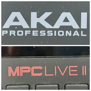 △492 現状品 機材 ビートマシン サンプラー AKAI MPC LIVE2 アカイ 元箱付きの画像6