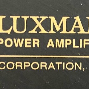 △581 現状品 オーディオ機器 パワーアンプ LUXMAN M-7f ラックスマン 本体のみの画像9