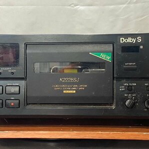 △801 ジャンク品 オーディオ機器 カセットデッキ SONY TC-K222ESJ ソニーの画像2
