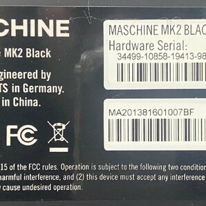 △451 現状品 器材 サンプラー NATIVE INSTRUMENTS MASCHINE MK2 BLACK ネイティブインスツルメンツ 元箱付きの画像8