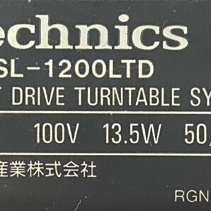 △570 中古品 オーディオ機器 ターンテーブル Technics SL1200LTD テクニクスの画像10