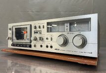 △872　ジャンク品　オーディオ機器　カセットデッキ　AKAI　 GX-715II_画像1