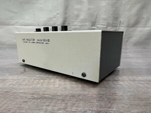 △423②　ジャンク品　オーディオ機器　ラインセレクター　LUXMAN AS-4iii　ラックスマン