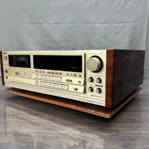 △496 ジャンク品 オーディオ機器 カセットデッキ AIWA XK-S9000 アイワの画像1