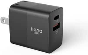 llano 30W PD充電器 Type C 急速充電器 iPhone 15 充電器(Super Si搭載/2ポートUSB-A &