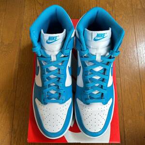 【使用少ない/美品】Nike Dunk High DD1399-400 Championship Blue 28.5 国内正規