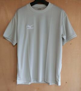 【新品】ミズノ 32JA615004 M ナビドライ 半袖Tシャツ Uネック ベイパーシルバー×ホワイト Mizuno ①