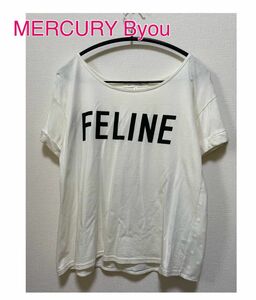 MERCURY Byou Tシャツ カットソー　異素材　ドット