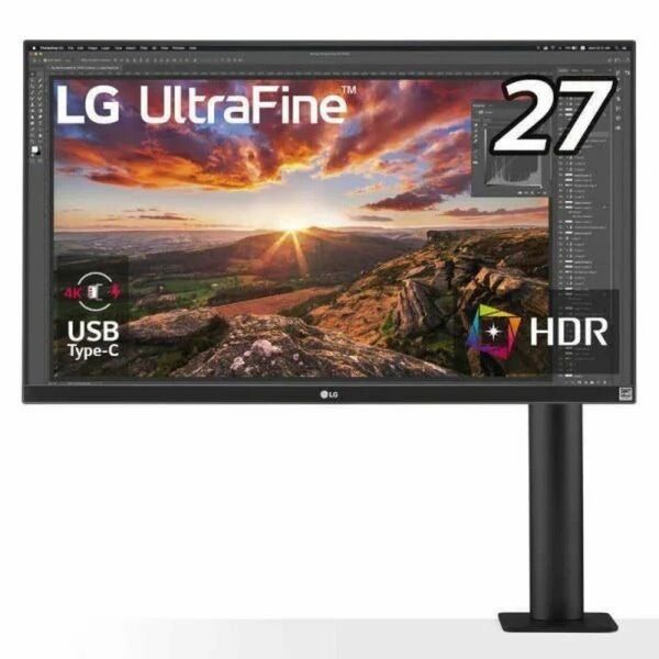 LG 4K 27UN880-B エルゴノミクス スタンド 27インチ