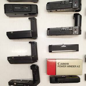 M260D 大量 ３０個 CONTAX Canon Nikon PENTAX Olympus Minolta グリップ AUTO ワインダー モータドライブ MA MX MD MB 等 色々 ジャンクの画像3