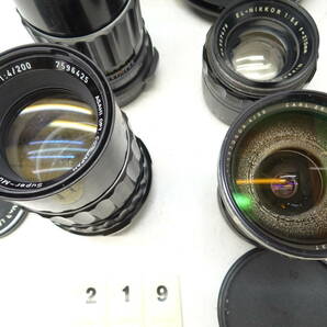 M219C 大量８点 中判カメラ 等 レンズ CARL ZEISS Apo EL NIKKOR 610mm 1:9 PENTAX 67 KOWA 1:4/40 TAKUMAR 6×7 1：4/300 等 ジャンクの画像5