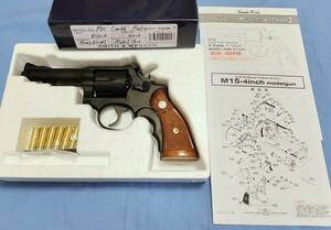 【未発火】タナカワークス S&W M15 Combat Masterpiece 4inch HW Ver.3 Kフレームモデルガン【純正グリップアダプター付き】