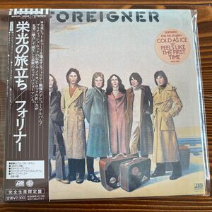 FOREIGNER フォリナー /1st 栄光の旅立ち 帯付紙ジャケット国内盤/King Crimson 