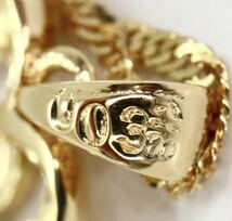 《K18天然ダイヤモンドハートモチーフネックレス》M 約1.3g 約40cm 0.03ct diamond heart necklace ジュエリー jewelry EA2/EA2_画像9