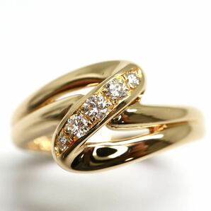 POLA jewelry(ポーラ)《K18 天然ダイヤモンドリング》A 約4.4g 11号 0.11ct diamond ジュエリー ring 指輪 EC8/Eの画像1