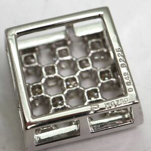 POLA Jewelry(ポーラジュエリー)《K18WG天然ダイヤモンドペンダントトップ》A 2.9g 0.42ct diamond pendant jewelry ジュエリー ED0/ED5の画像6