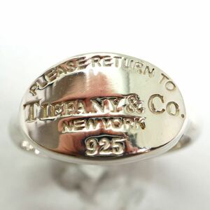 TIFFANY&Co.(ティファニー）《リターントゥ リング》A 約3.9g 約9号 ジュエリー ring 指輪 jewelry DB0/DB0
