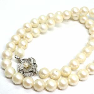 《アコヤ本真珠ロングネックレス》A 約6.5-7.0mm珠 29.4g 約37cm pearl necklace ジュエリー jewelry DC0/DC0