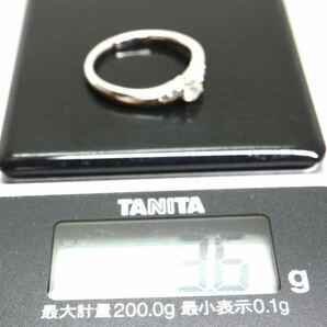 4℃(ヨンドシー)《Pt950 天然ダイヤモンドリング》A ●約3.6g 約10号 0.159ct diamond ring 指輪 jewelry ジュエリー EC3/EC5の画像10