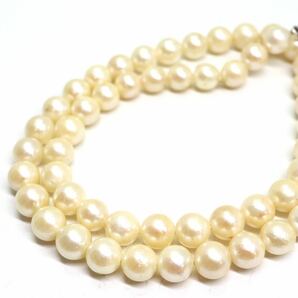 《アコヤ本真珠ネックレス》A 約6.0-6.5mm珠 21.0g 約37cm pearl necklace ジュエリー jewelry DB0/DBの画像4