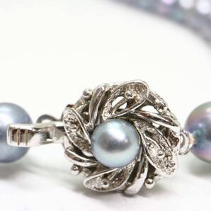《アコヤ本真珠ネックレス》A 約7.5-8.0mm珠 36.5g 約41cm pearl necklace ジュエリー jewelry DH0/DH0の画像6