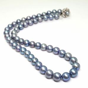 《アコヤ本真珠ネックレス》A 約7.5-8.0mm珠 36.5g 約41cm pearl necklace ジュエリー jewelry DH0/DH0の画像5