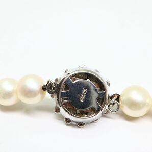 《アコヤ本真珠ネックレス》A 約7.5-8.0mm珠 37.6g 約42cm pearl necklace ジュエリー jewelry DC0/DC0の画像7