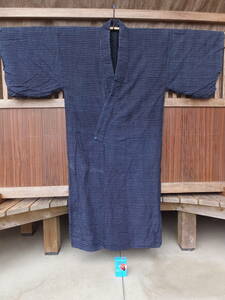  good was used middle thickness Indigo tree cotton paper raw . kimono * height 123.* -ply 580g* remake material 