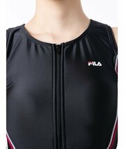 17号 4L　新品 FILA セパレーツ フィットネス水着 　黒　ブラック　めくれ防止　カップ付き　送料無料　レディース　大きいサイズ　即決_画像4