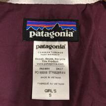 T37 patagonia パタゴニア Sサイズ レディース ダウンジャケット ダウンコート フード付き パープル系_画像4