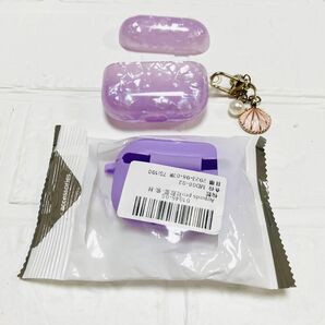 AirPods Pro ハードケース ソフトケース シェル パープル