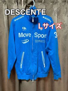 デサント　ジップアップパーカー　DESCENTE Lサイズ　メンズ