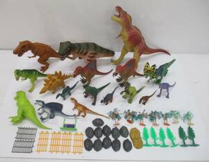 T0405-3A/ 恐竜 おもちゃ フィギュア ミニフィギュア 人形 ソフビ ゴム素材 サウンド パーツ ティラノサウルス 等 まとめ
