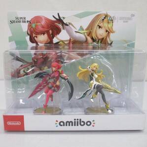 G0417-8A/ 未開封 amiibo アミーボ ダブルセット ホムラ ヒカリ 大乱闘スマッシュブラザーズシリーズの画像1