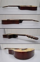 C0416-3H/ Chelldee 木製ギター 初心者用アコースティックギター ソフトケース付_画像8