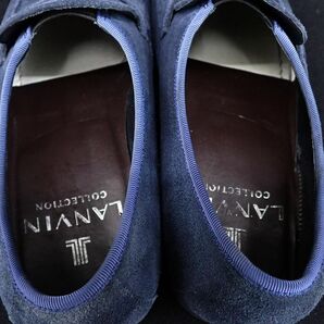 ◆靴26 LANVIN ランバン メンズシューズ/ デッキシューズ 24.5㎝◆レザー/消費税0円の画像8