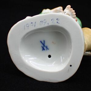 ▲Meissen マイセン 庭師の子供たち オーボエを持つ少年 フィギュリン(高さ約11cm)▲陶器人形/西洋磁器/消費税0円の画像10