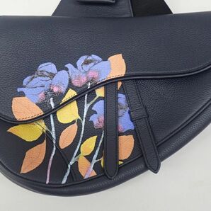 ◆63 バッグ83 Christian Dior サドルポーチ SADDLE MaxFaxtor マックスファクター プリント クリスチャンディオール ◆消費税0円の画像2