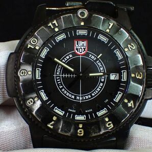 ▲腕時計132 LUMINOX ルミノックス ナイトホーク スカンクワークス 144/200▲動作未確認/The SKUNK WARKS/200本限定/クォーツ式/消費税0円の画像2