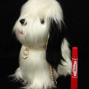 23▲昭和レトロ オールドイングリッシュシープドッグ ぬいぐるみ(高さ約28cm)▲犬/イヌ/SUKIYO DOLL/消費税0円の画像1