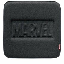 カーシート シングル クッション MARVEL マーベル プレス 1枚 約45x45cm スウェット素材 サラッと手触り グレー GR 5213-02GY_画像1