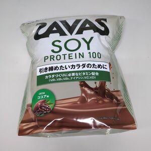 明治　 ザバス　ソイプロテイン100 ココア味　900g×1袋　　軽量スプーン付