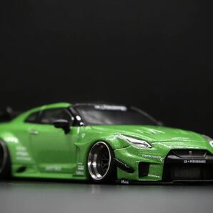 MINI GT[KaiZ] / 1/64 LibertyWalk LB☆WORKS LB-Silhouette WORKS GT NISSAN 35GT-RR Ver.2 改 深リム ローダウン 改造 カスタム の画像6